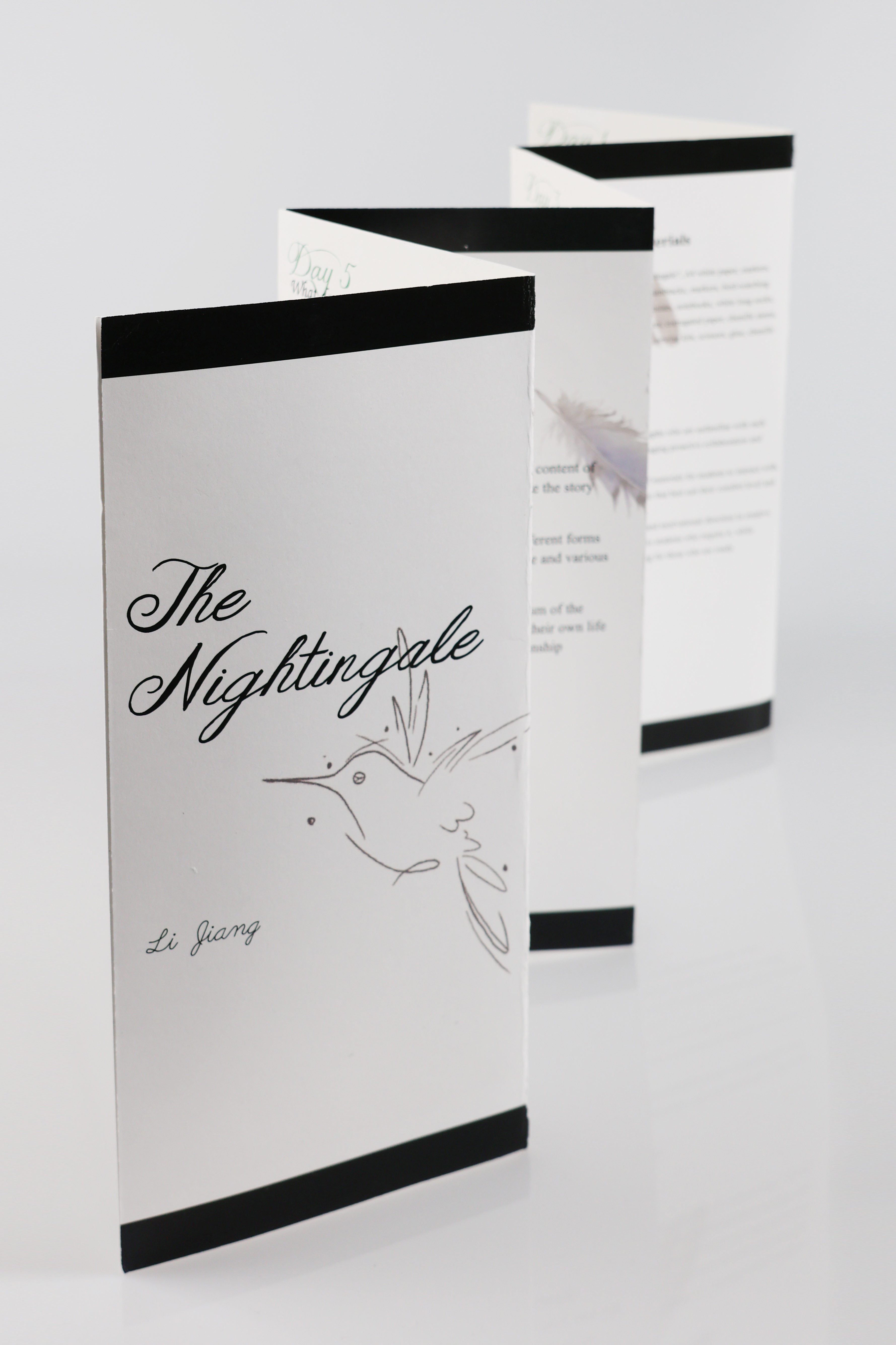 The Nightingale installation booklet view 1
